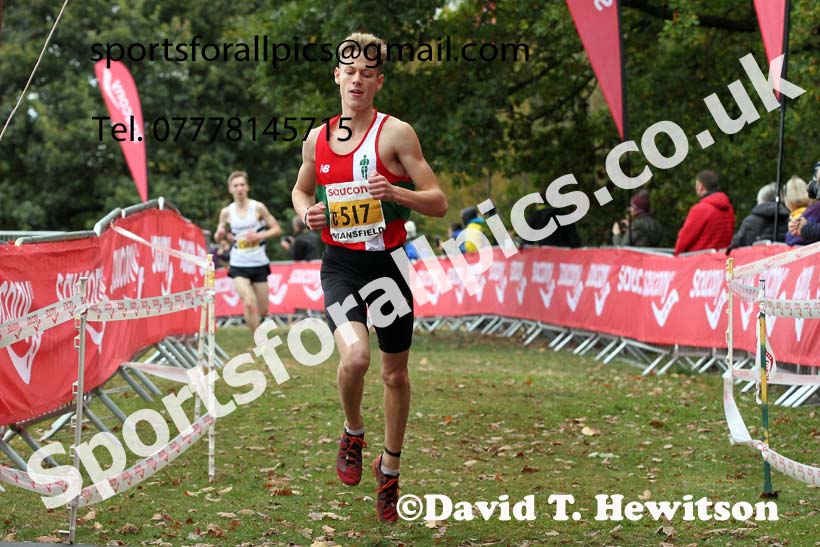 Junior mens 2021 National Cross Country Relays, Berry Hill Park, Mansfield. Photo: David T. Hewitson/Sports for All Pics